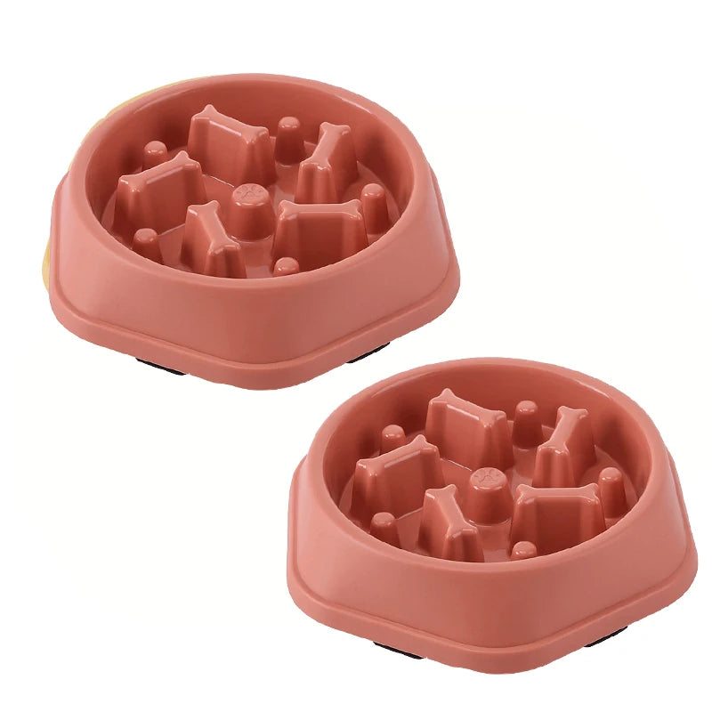 Non-Slip Puzzle Slow Feeder Dog Bowl