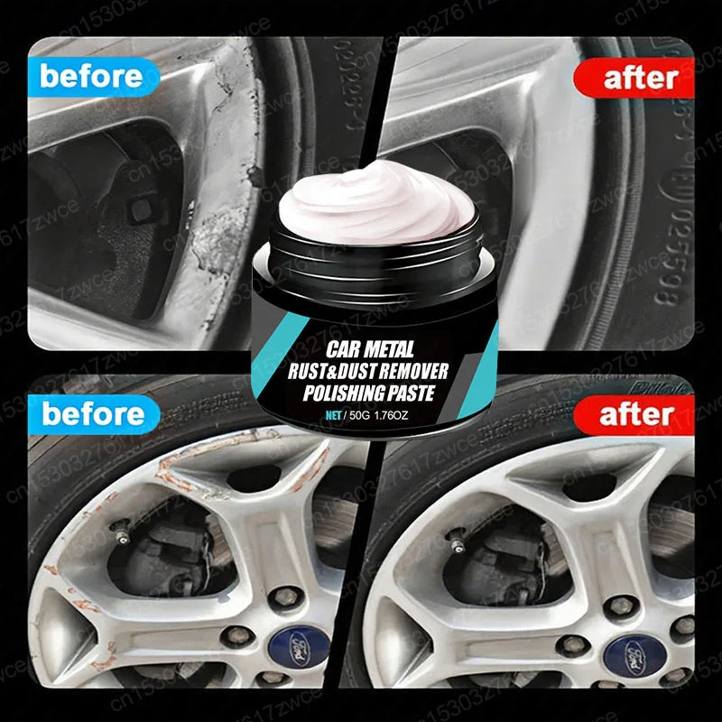 Car Wheel Hub Rust &amp; Oxidation Remover Polish