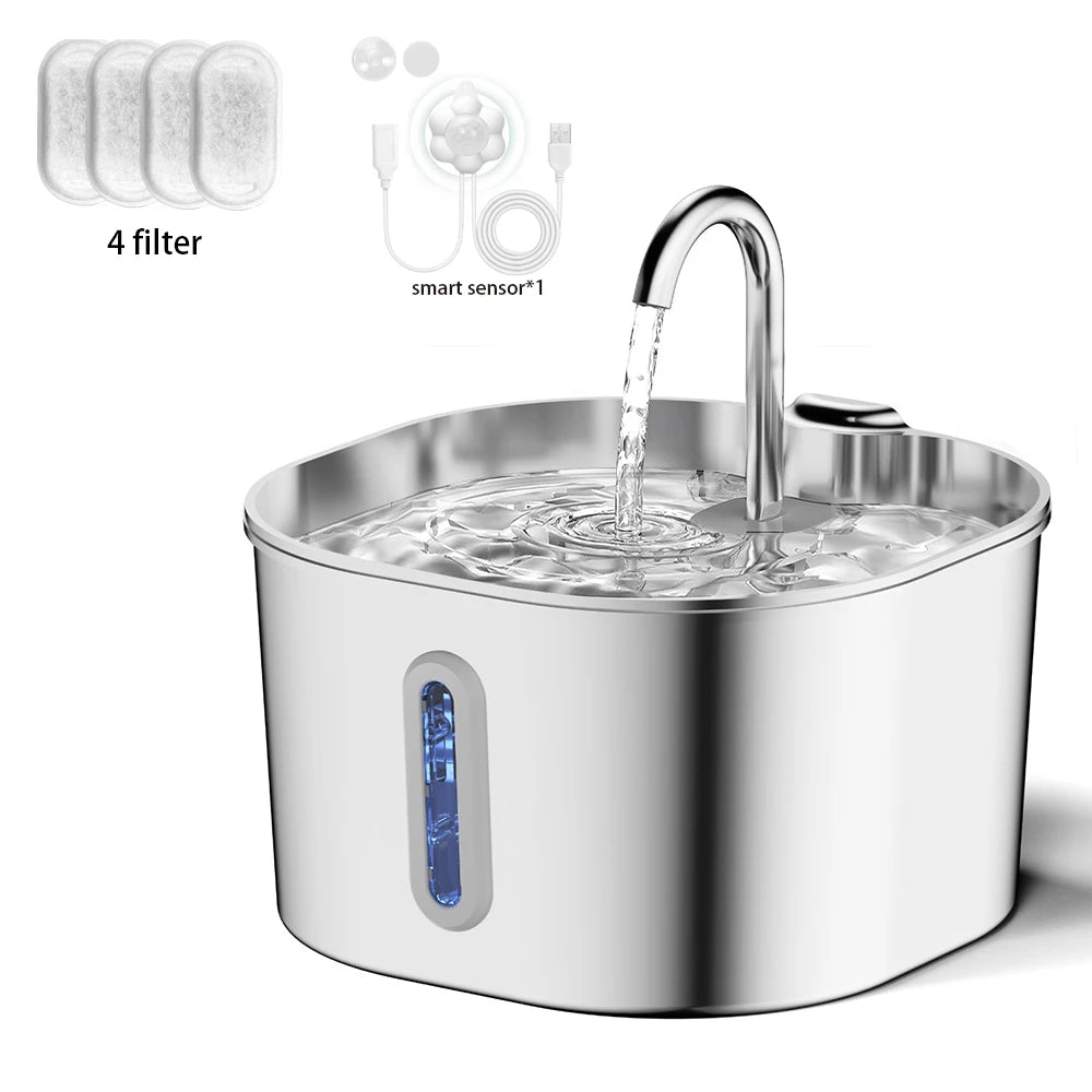 2.2L Silent Automatic Cat Water Fountain