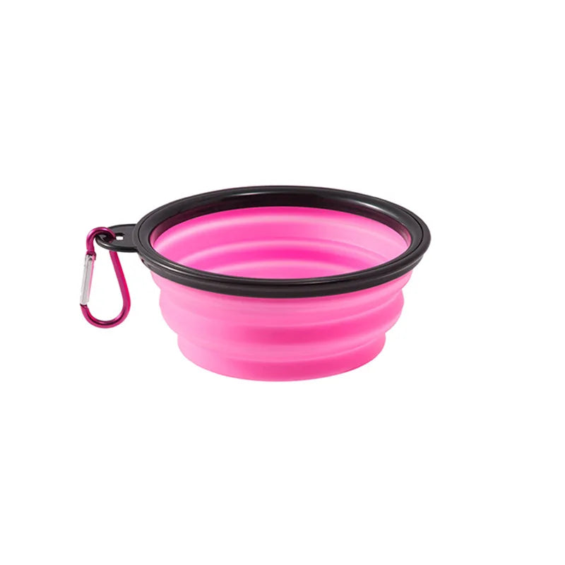 Collapsible Silicone Travel Bowl for Dogs &amp; Cats
