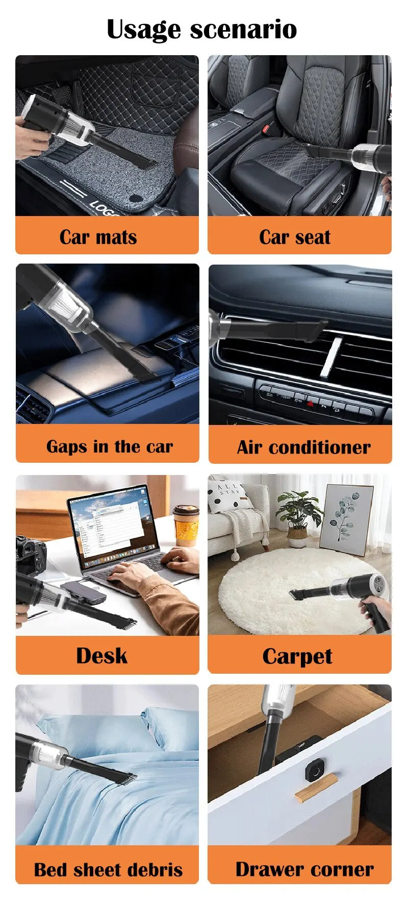 MiniJet 9000PA Wet &amp; Dry Car Vacuum