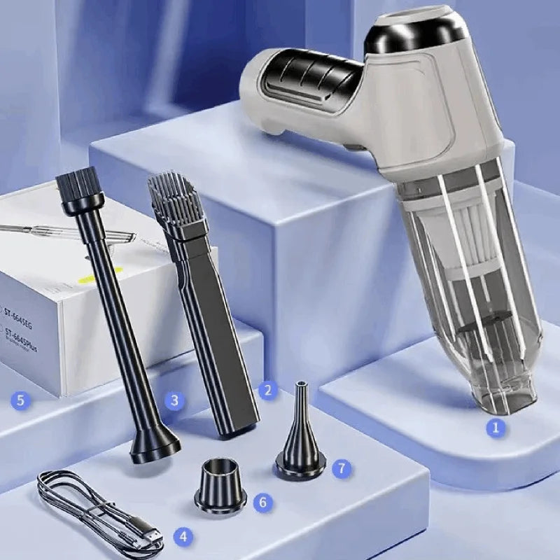 TurboBlast Mini Car Vacuum &amp; Air Duster