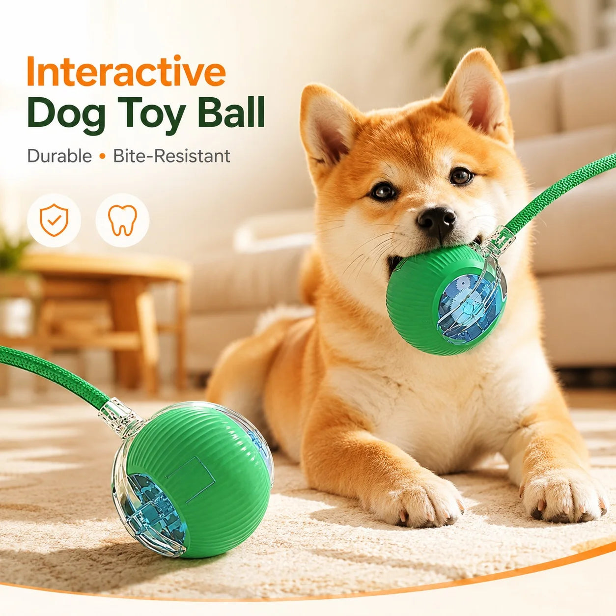 Automatic Rolling Interactive Ball Toy for Dogs