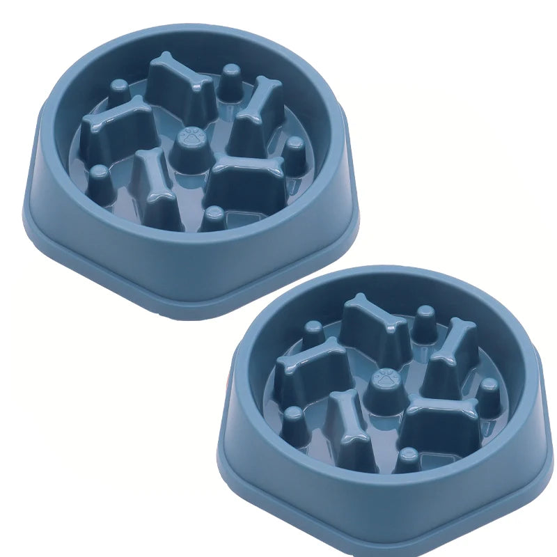 Non-Slip Puzzle Slow Feeder Dog Bowl